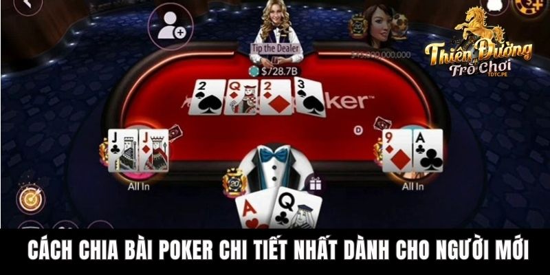Cách Chia Bài Poker Chi Tiết Nhất Dành Cho Người Mới