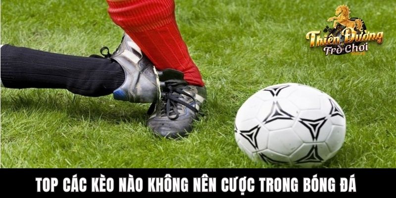 Kèo Nào Không Nên Cược Trong Bóng Đá TDTC Tăng Tỷ Lệ Thắng? Top các kèo nào không nên cược trong bóng đá
