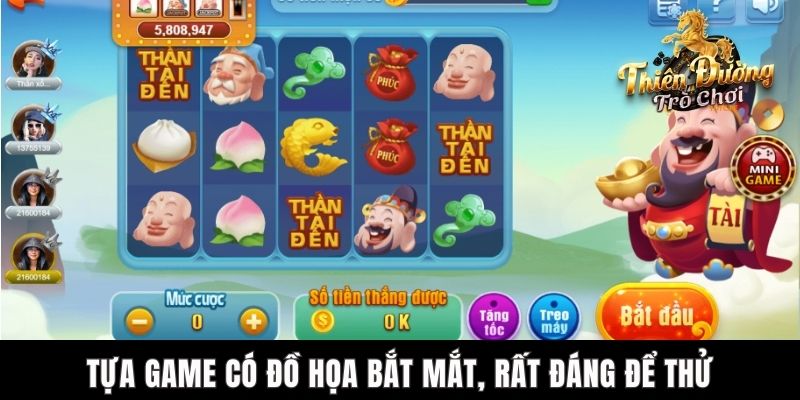 Top Game Nổ Hũ Đáng Trải Nghiệm Nhất Tại Cổng Game TDTC Tựa game có đồ họa bắt mắt, rất đáng để thử